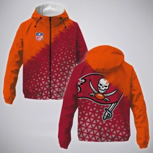 Match Day Raiders Windbreaker Jacket , Passionate Fan Waterproof HVN1270