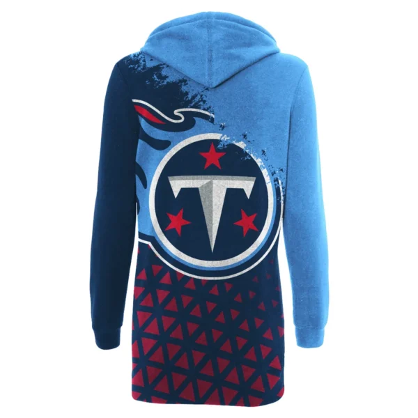 Scarlet Herd Hoodie Dress, Casual Women's Hoodie Dress HVN1270 - Image 3