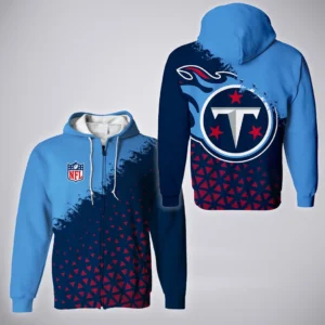 Titan Army Zipper Hoodie, Active Supporter Hoodie HVN1270
