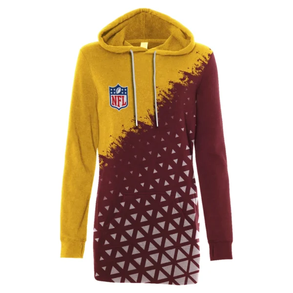 Pacific Coast Pride Hoodie Dress, Pullover Hoodie Dress Women HVN1270 - Image 2