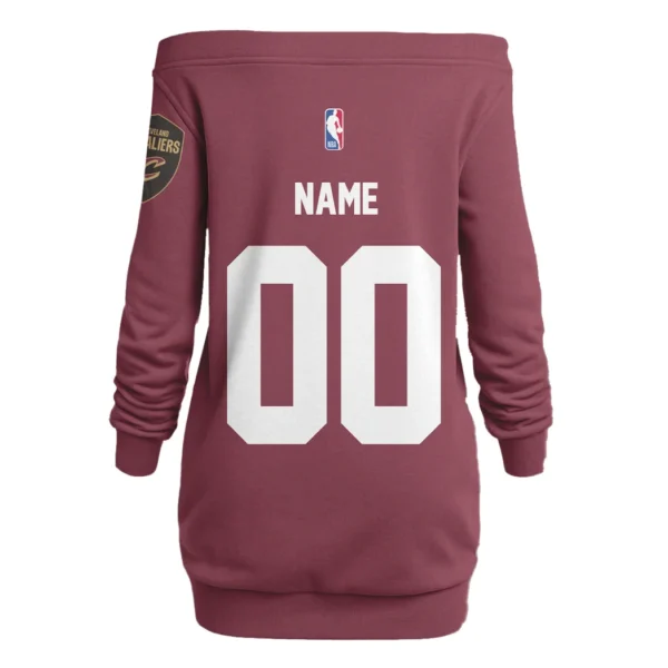 Everyday Supporter Lifestyle Lace-Up Sweatshirt For Women, Everyday Fan Hoodie Dress HVN1280 - Image 3