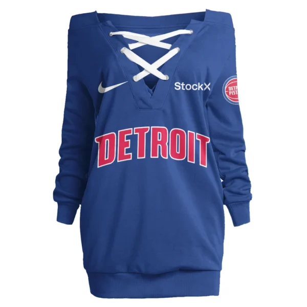 Streetwear Game Crew Lace-Up Sweatshirt For Women, Sport Spirit Lace-Up Top HVN1280 - Image 2