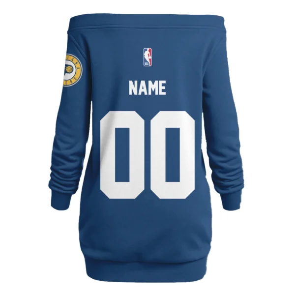 Rising Hoop Crew Lace-Up Sweatshirt For Women, Streetwear Lace-Up Hoodie HVN1280 - Image 3