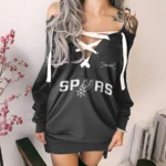 Everyday Supporter Pride Lace-Up Sweatshirt For Women, Sporty Chic Hoodie Dress HVN1280