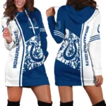 Horse Army Hoodie Dress For Women, Essential Women's Hoodie Dress PTHDDIC01