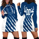 Football Colt Crew Hoodie Dress Women, Classic Women's Hoodie Dress PTHDDIC00