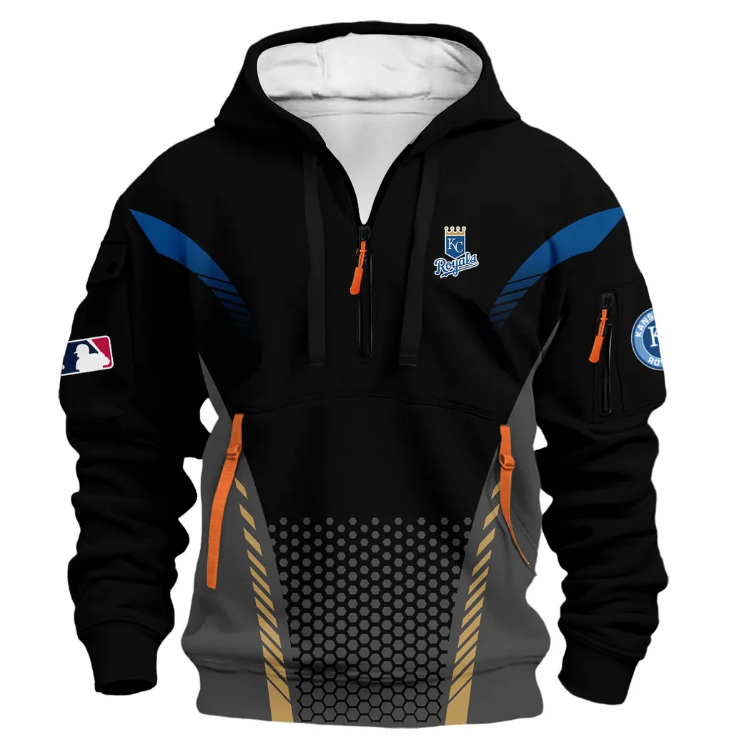 Bold Legacy Energy Hoodie Half Zip 3D Print, Everyday Fan Hoodie PTHDF000MLB091225KCR
