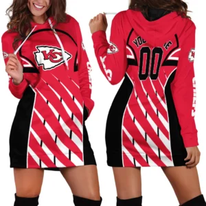 Victory Horns Hoodie Dress Women, True Supporter Hoodie Dress PTHDDCC00