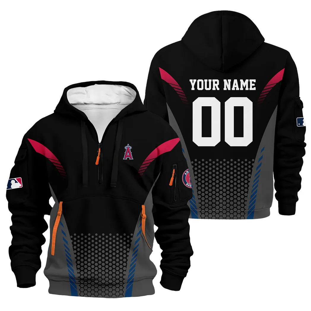 Spirit of Tradition Hoodie Half Zip 3D Print, Bold Energy Hoodie PTHDF000MLB091225LAA - Image 3