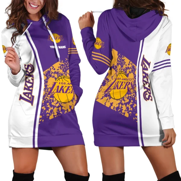 Streetwear Slam Energy Hoodie Dress For Women, Ultra-Soft Women's Hoodie Dress PTHDDAL1