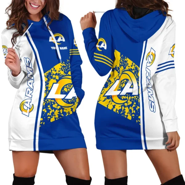 Fan Horn Squad Hoodie Dress For Women, Everyday Women's Hoodie Dress PTHDDAR01