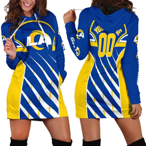Match Day Herd Hoodie Dress Women, Lifestyle Women's Hoodie Dress PTHDDAR00