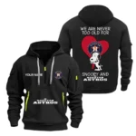 Training Hoodie Half Zipper, Fan-Friendly Logo Design MLB170 - Black