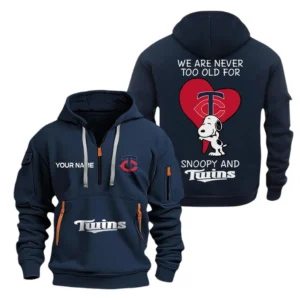 Performance Hoodie Half Zipper, Fan Edition Logo MLB170 - Navy