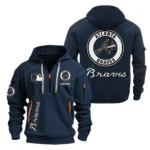Performance Hoodie Half Zipper, Fan Edition Logo MLB210 - Navy