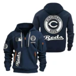 Performance Hoodie Half Zipper, Fan Edition Logo MLB210 - Navy