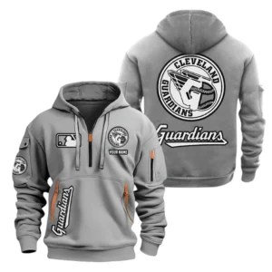 Training Hoodie Half Zipper, Fan-Friendly Logo Design MLB210 - Grey