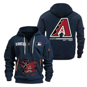 Training Hoodie Half Zipper, Fan-Friendly Logo Design MLB240 - Navy