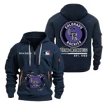 Everyday Hoodie Half Zipper, Athletic-Inspired Logo MLB240 - Navy