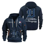 Training Hoodie Half Zipper, Fan-Friendly Logo Design MLB240 - Navy