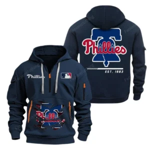 Training Hoodie Half Zipper, Fan-Friendly Logo Design MLB240 - Navy