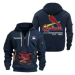 Training Hoodie Half Zipper, Fan-Friendly Logo Design MLB240 - Navy