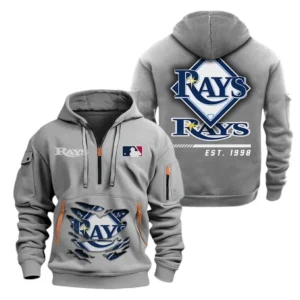 Performance Hoodie Half Zipper, Fan Edition Logo MLB240 - Grey