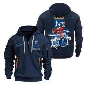 Performance Hoodie Half Zipper, Fan Edition Logo MLB250 - Navy