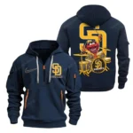 Performance Hoodie Half Zipper, Fan Edition Logo MLB250 - Navy