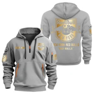 Performance Hoodie Half Zipper, Fan Edition Logo MLS030 - Gray