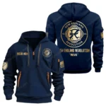 Performance Hoodie Half Zipper, Fan Edition Logo MLS030 - Navy