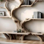 Custom tree bookshelf, office bookshelf