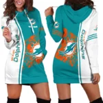 Marine Army Hoodie Dress For Women, Sport Culture Hoodie Dress PTHDDMD01