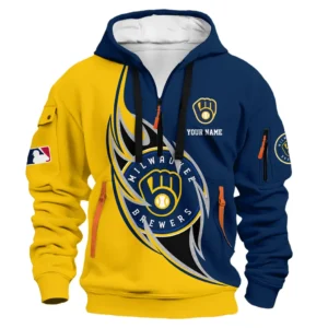 Game Day Heritage Hoodie Half Zip 3D Print, Athletic Fan Half-Zip Hoodie PTHDF000MLB091625MB