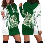 Hoop Passion Squad Hoodie Dress For Women, Performance Women's Hoodie Dress PTHDDMB1