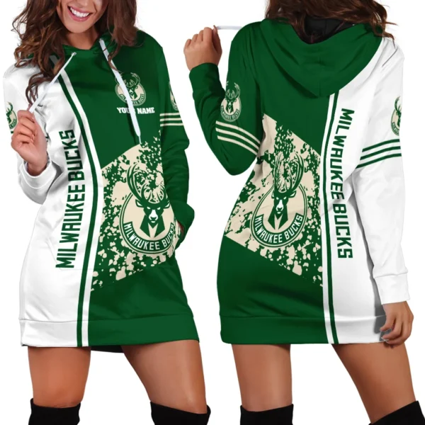 Hoop Passion Squad Hoodie Dress For Women, Performance Women's Hoodie Dress PTHDDMB1
