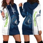 Streetwear Hoop Fans Hoodie Dress For Women, Lifestyle Women's Hoodie Dress PTHDDMT1