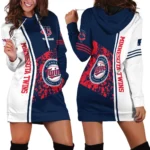 Timeless Fan Pride Hoodie Dress, True Fan Hoodie Dress For Baseball Fans PTHDD000MLB092025MT