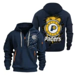 Performance Hoodie Half Zipper, Fan Edition Logo NBA561 - Navy
