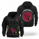 Performance Hoodie Half Zipper, Fan Edition Logo NFL041 - Black