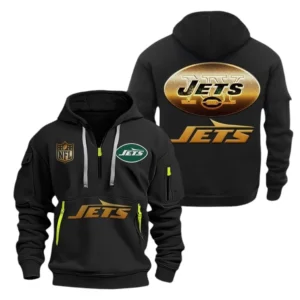 Performance Hoodie Half Zipper, Fan Edition Logo NFL091 - Black