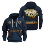 Training Hoodie Half Zipper, Fan-Friendly Logo Design NFL091 - Navy