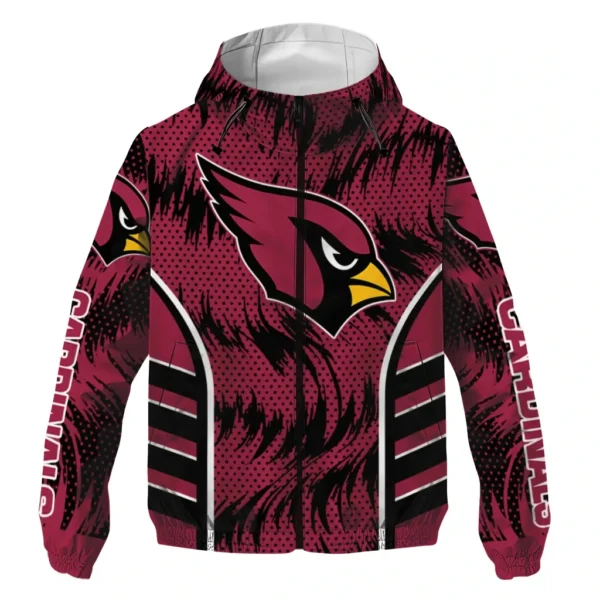 Red Talons Windbreaker Jacket, Fan Pride Jacket For Sport Lovers NFL167