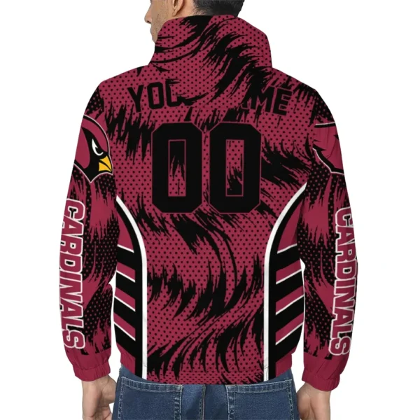 Red Talons Windbreaker Jacket, Fan Pride Jacket For Sport Lovers NFL167 - Image 7