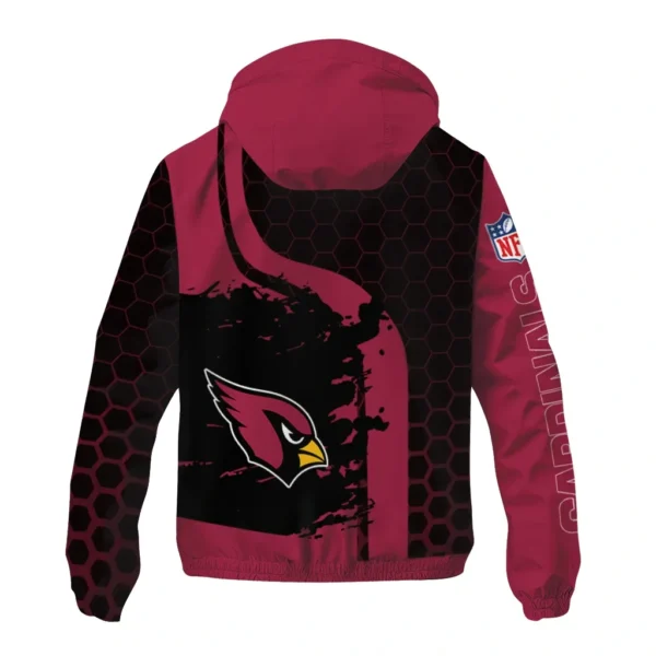 Fan Flight Crew Windbreaker Jacket, Lightweight Sports Fan Gear For Sport Lovers NFL167 - Image 2