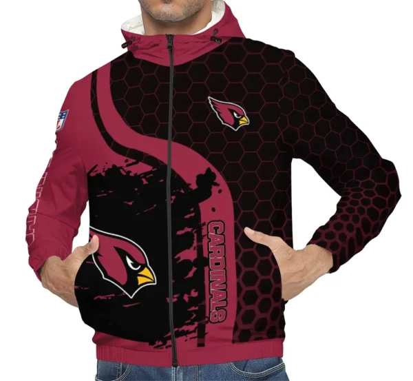 Fan Flight Crew Windbreaker Jacket, Lightweight Sports Fan Gear For Sport Lovers NFL167 - Image 6