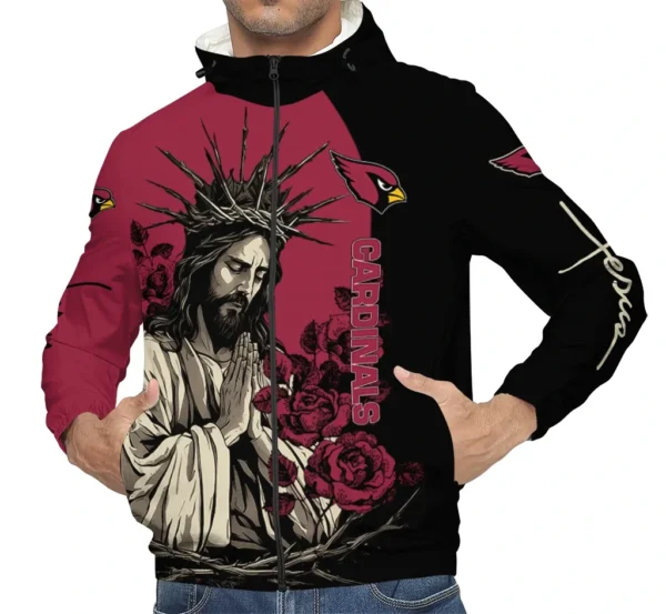 Victory Charge Windbreaker Jacket, Active Fan Waterproof For Sport Lovers NFL167 - Image 6