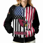 Crimson Flock Bomber Jacket, Fan Gear Bomber Jacket For Sport Lovers NFL167