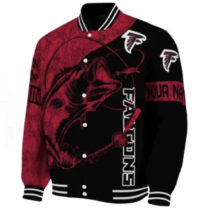 Fan Flight Squad Baseball Jacket,  Fishing Rod Black Jacket For Sport Lovers NFL167