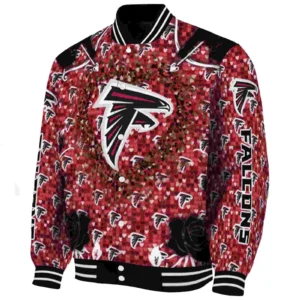 Football Sky Crew Baseball Jacket,  Heart Explosion Red Jacket For Sport Lovers NFL167